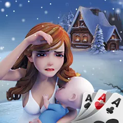 Скачать взломанную Solitaire Home Design (Солитер Хоум Дизайн)  [МОД Mega Pack] - полная версия apk на Андроид