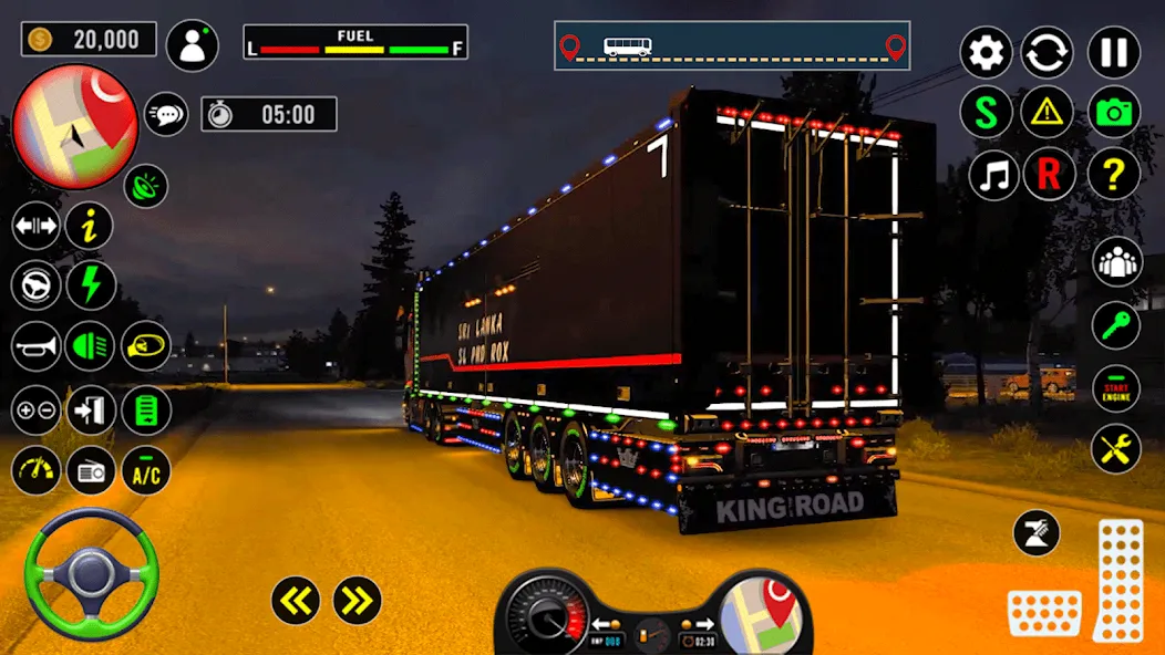 US Truck City Transport Sim 3d  [МОД Много монет] Screenshot 2