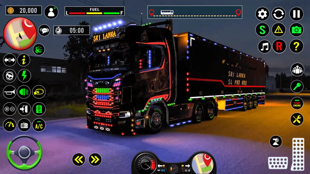 US Truck City Transport Sim 3d  [МОД Много монет] Screenshot 3