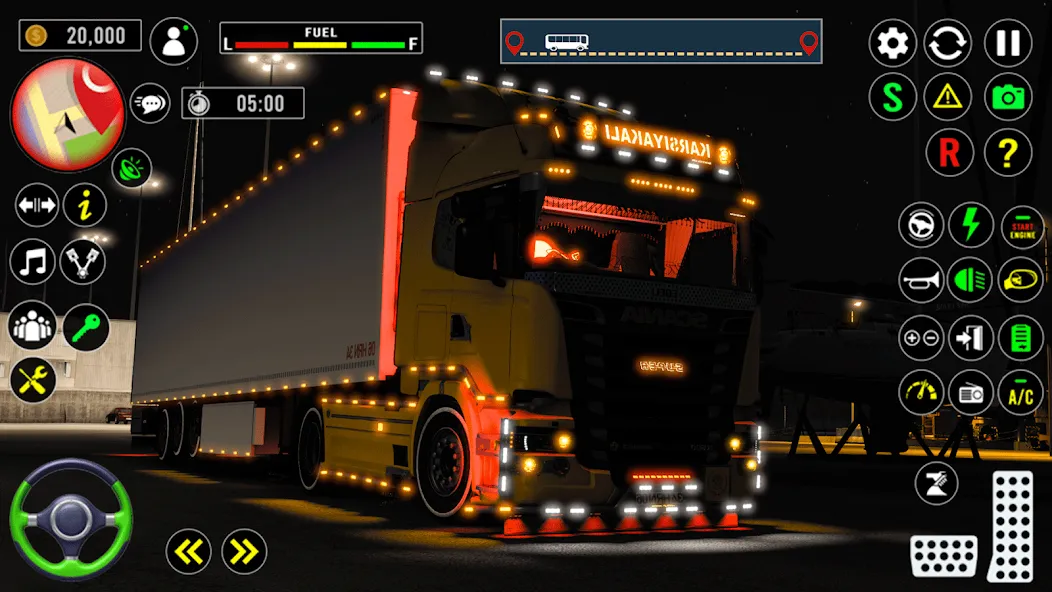 US Truck City Transport Sim 3d  [МОД Много монет] Screenshot 5