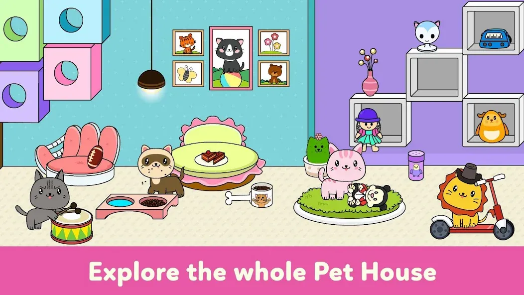 Tizi Town - My Pet Daycare  [МОД Бесконечные деньги] Screenshot 2