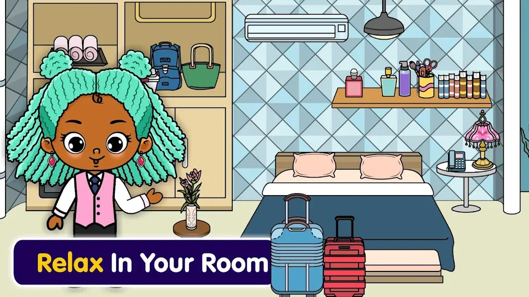 Tizi Town - My Hotel Games  [МОД Много денег] Screenshot 1