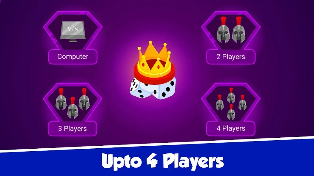 Ludo Offline Dice Board Game  [МОД Меню] Screenshot 5