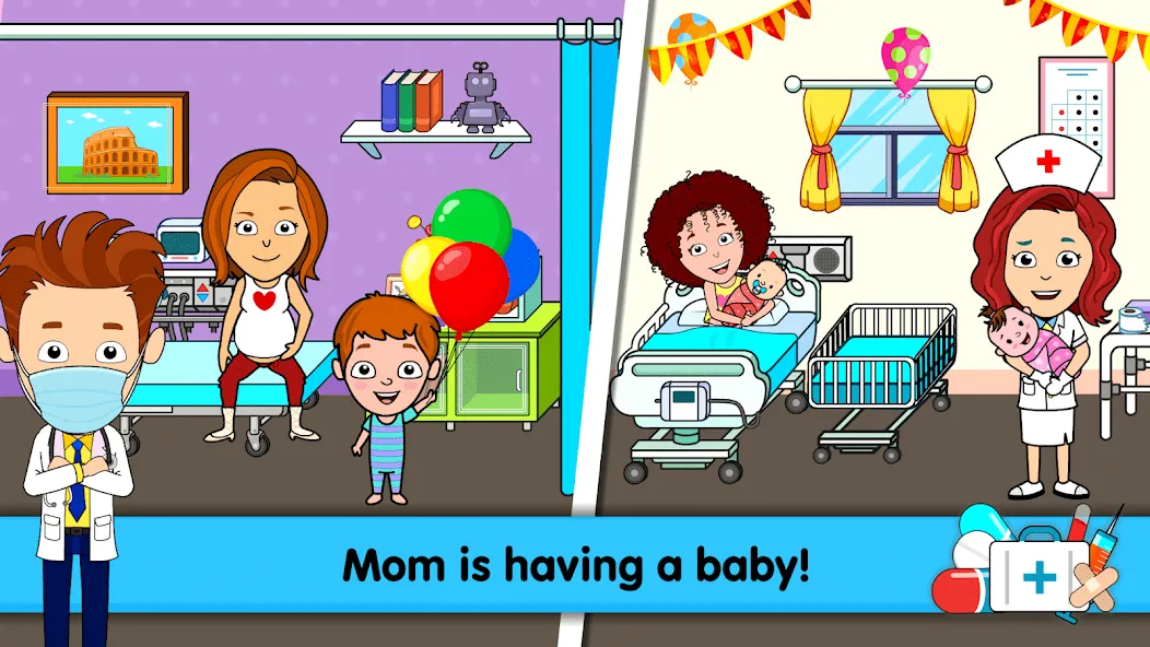 My Hospital Town Doctor Games  [МОД Меню] Screenshot 2