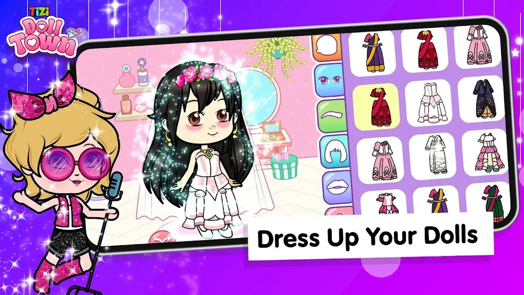 Tizi Town: Doll Dress Up Games  [МОД Unlocked] Screenshot 3