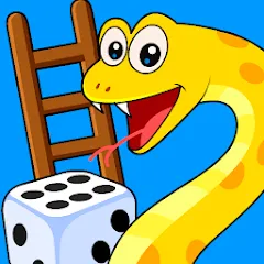 Скачать взломанную Snake and Ladder Games  [МОД Unlocked] - полная версия apk на Андроид