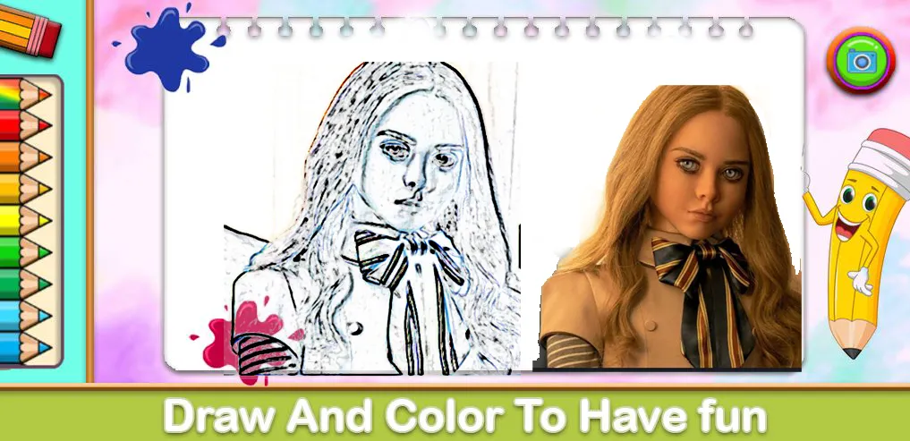 Megan Coloring Game (Меган Колоринг Гейм)  [МОД Mega Pack] Screenshot 3