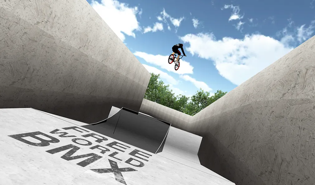 Free World BMX (Фри Ворлд БМХ)  [МОД Много монет] Screenshot 1