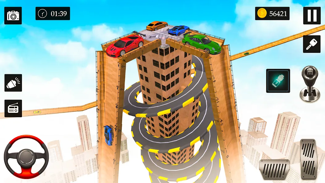 Ramp Car Stunt Racing Game (Крейзи Кар Стантс)  [МОД Много денег] Screenshot 1