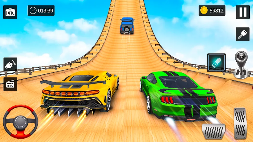 Ramp Car Stunt Racing Game (Крейзи Кар Стантс)  [МОД Много денег] Screenshot 2