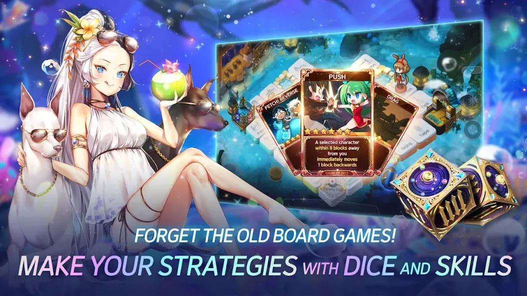 Game of Dice: Board&Card&Anime (Гейм оф Дайс)  [МОД Menu] Screenshot 3