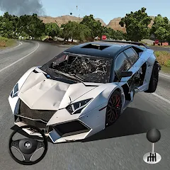 Скачать взлом Mega Car Crash Simulator (Мега Кар Краш Симулятор)  [МОД Меню] - последняя версия apk на Андроид