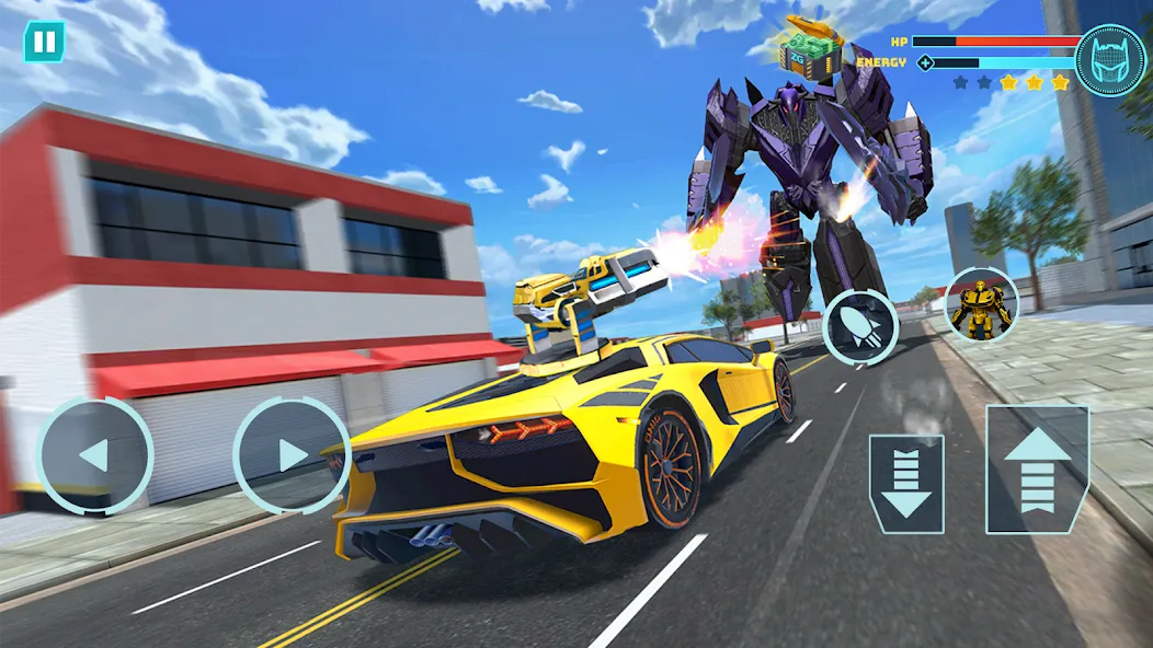 Robot Game: Transform & Fight (Робот Игра Трансформация Автомобиля)  [МОД Mega Pack] Screenshot 2