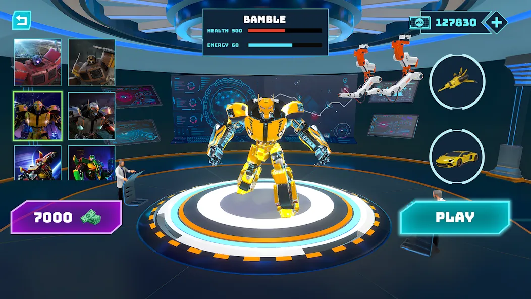 Robot Game: Transform & Fight (Робот Игра Трансформация Автомобиля)  [МОД Mega Pack] Screenshot 5