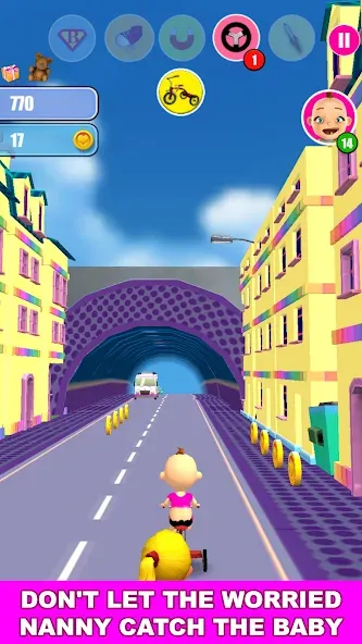 Baby Run The Babysitter Escape  [МОД Unlimited Money] Screenshot 3