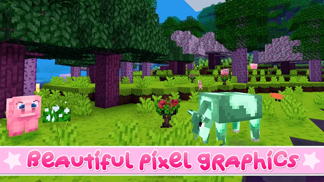 Kawaii World - Craft and Build (Кавайи Ворлд)  [МОД Все открыто] Screenshot 4