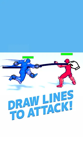 Draw Action: Freestyle Fight (Дроу Экшн)  [МОД Бесконечные деньги] Screenshot 1