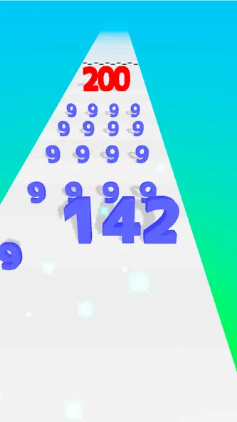 Number Master: Run and merge (Намбер Мастер)  [МОД Mega Pack] Screenshot 2