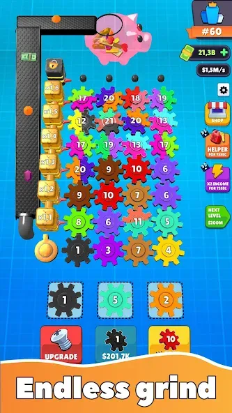 Gear Clicker (Гир Кликер)  [МОД Все открыто] Screenshot 2