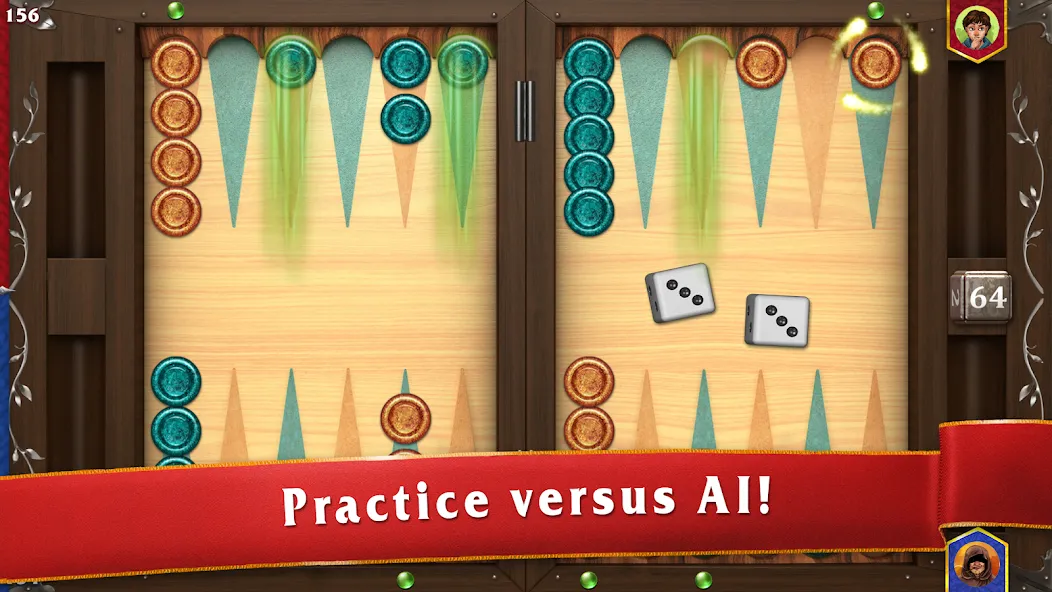 Backgammon Masters  [МОД Много денег] Screenshot 3