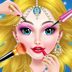 Взломанная Doll Makeover - Fashion Queen (Игры по макияжу для девочек)  [МОД Menu] - стабильная версия apk на Андроид