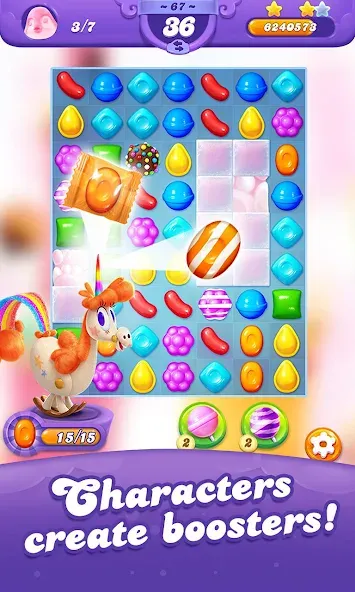 Candy Crush Friends Saga (Кенди Краш Френдс Сага)  [МОД Все открыто] Screenshot 3