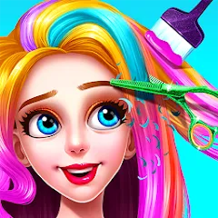 Взлом Girls Hair Salon  [МОД Unlimited Money] - последняя версия apk на Андроид