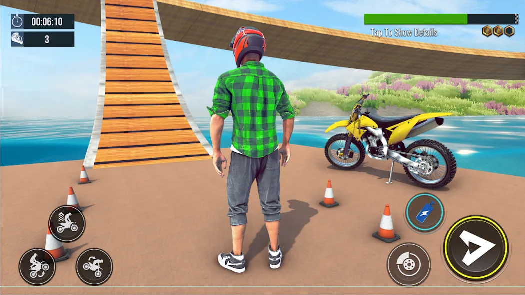 Bike Stunt : Motorcycle Game  [МОД Много монет] Screenshot 1