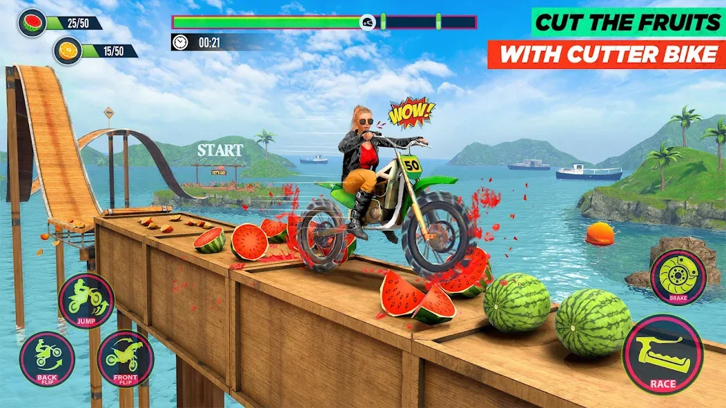 Bike Stunt Game: Tricks Master  [МОД Unlimited Money] Screenshot 2