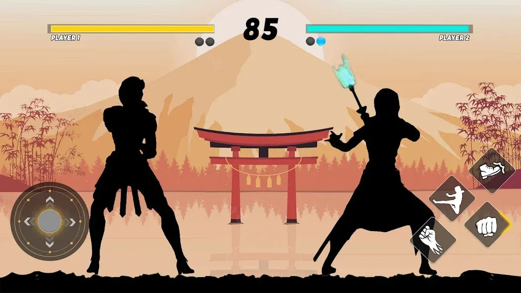 Sword Shadow Fighting Game 3D  [МОД Unlocked] Screenshot 4