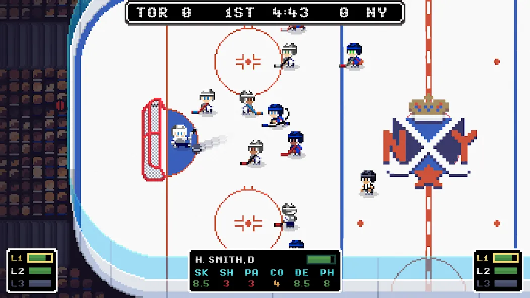 Ice League Hockey (Айс Лиг Хоккей)  [МОД Все открыто] Screenshot 1