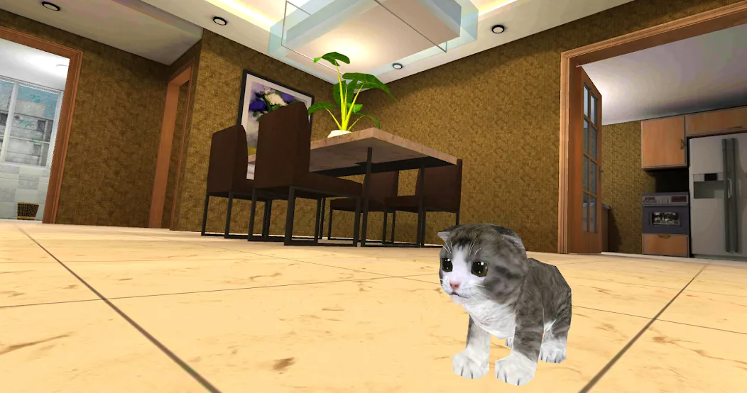 Kitten Cat Simulator 3D Craft  [МОД Меню] Screenshot 2