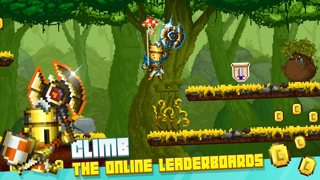 Bit Heroes Runner: Pixel Blitz (Бит Хероес Раннер)  [МОД Много монет] Screenshot 4