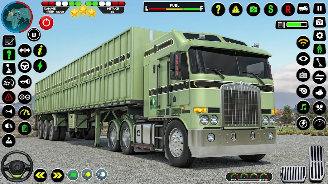 Army Truck Transporter Game 3D  [МОД Много денег] Screenshot 5