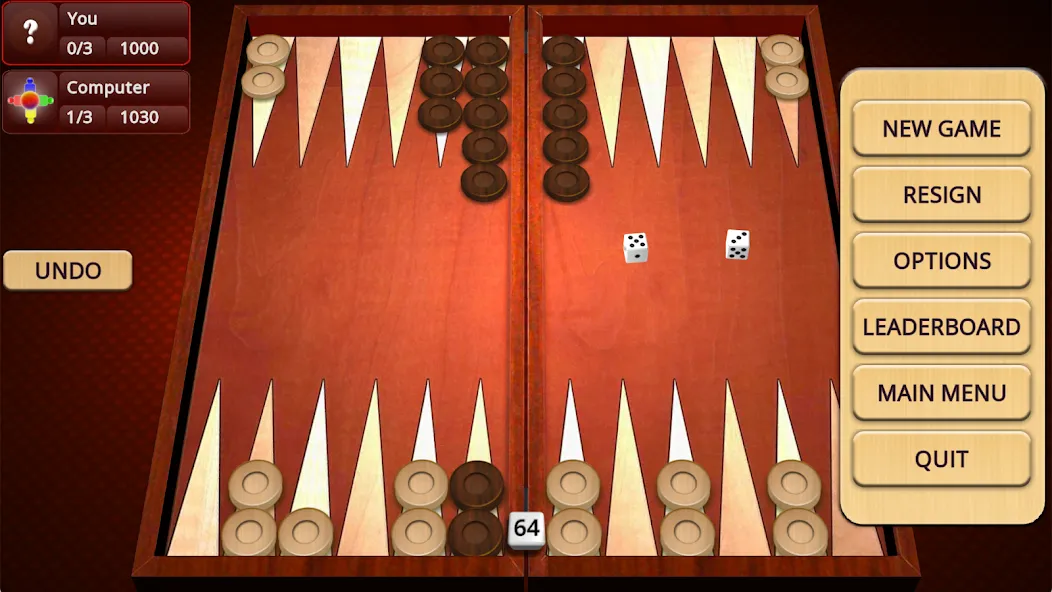 Backgammon Mighty  [МОД Бесконечные деньги] Screenshot 2