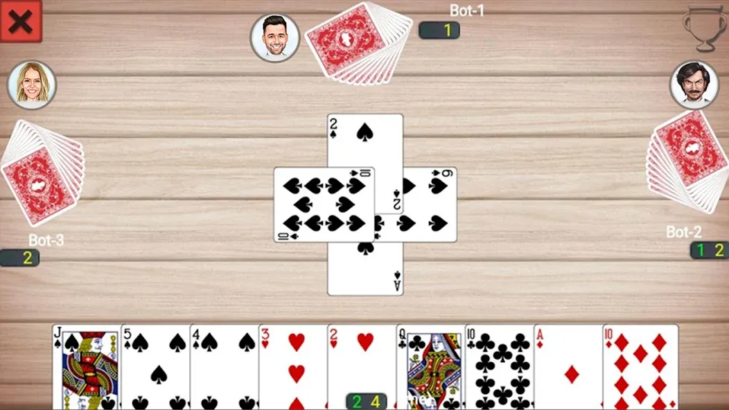 Callbreak Prince: Card Game (Каллбрейк Принц)  [МОД Меню] Screenshot 1