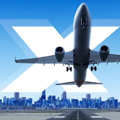 Взломанная X-Plane Flight Simulator  [МОД Бесконечные монеты] - последняя версия apk на Андроид