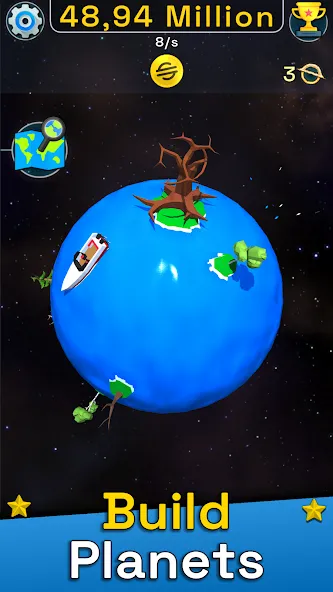 Planet Evolution: Idle Clicker (Планета Эволюция)  [МОД Mega Pack] Screenshot 1