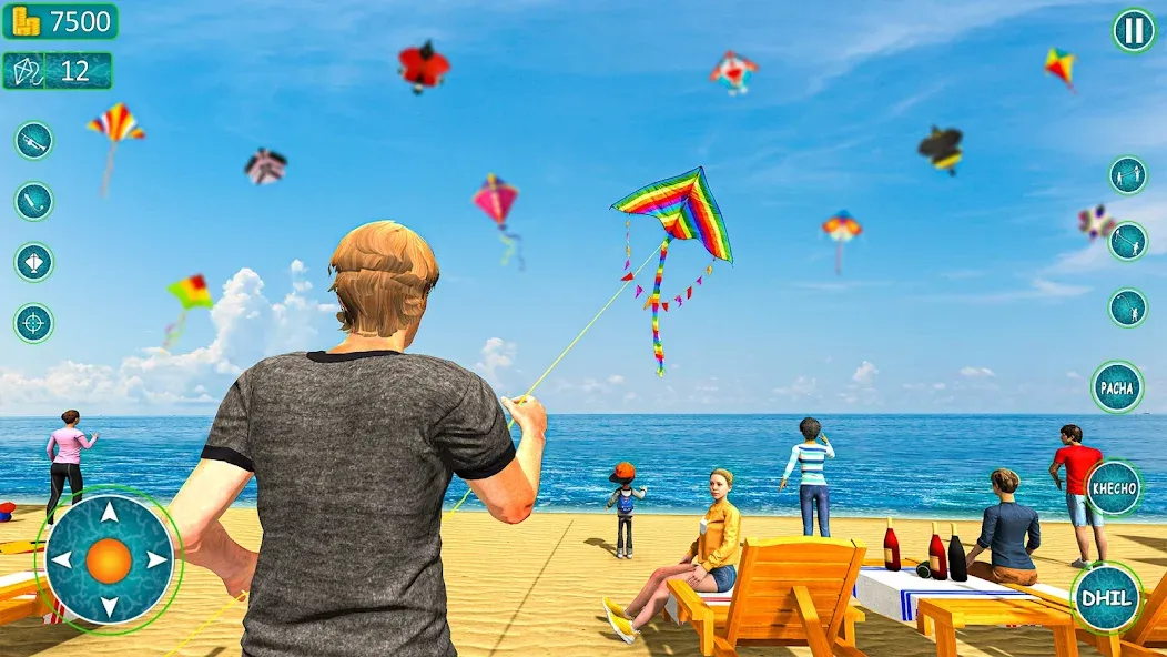 Kite Basant: Kite Flying Games  [МОД Бесконечные деньги] Screenshot 5