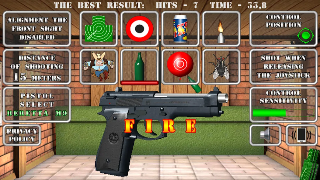 Pistol shooting. Desert Eagle (Пистолет стрельбы симулятор)  [МОД Unlimited Money] Screenshot 1