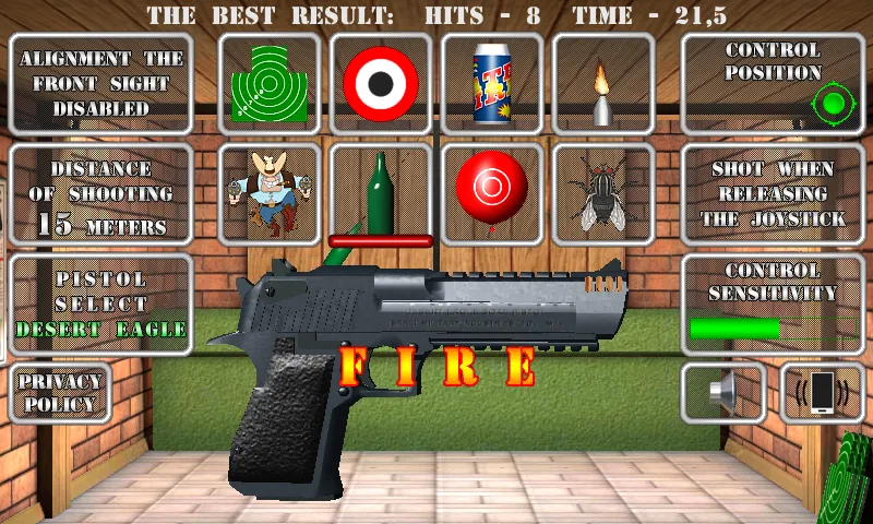 Pistol shooting. Desert Eagle (Пистолет стрельбы симулятор)  [МОД Unlimited Money] Screenshot 5