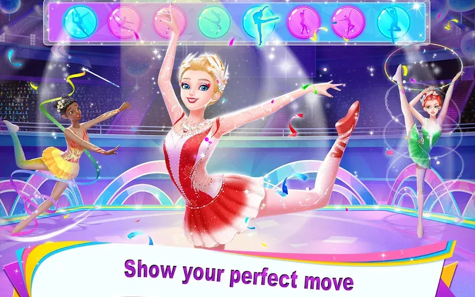 Gymnastics Queen (Джимнастикс Квин)  [МОД Unlimited Money] Screenshot 1