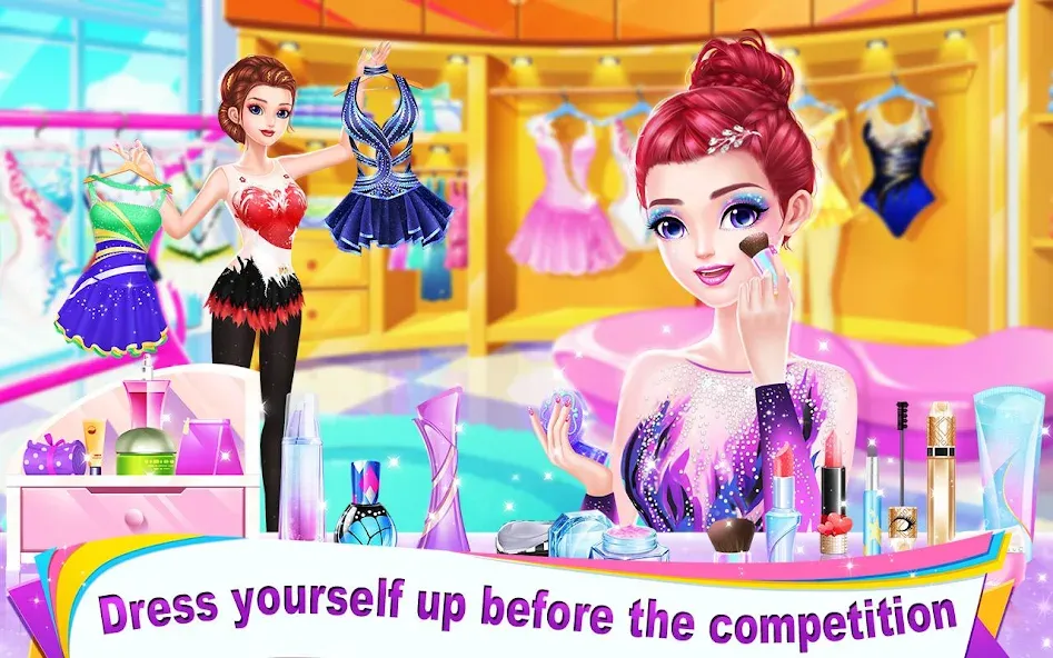 Gymnastics Queen (Джимнастикс Квин)  [МОД Unlimited Money] Screenshot 2