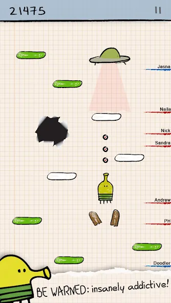 Doodle Jump (Дудл Джамп)  [МОД Unlocked] Screenshot 1