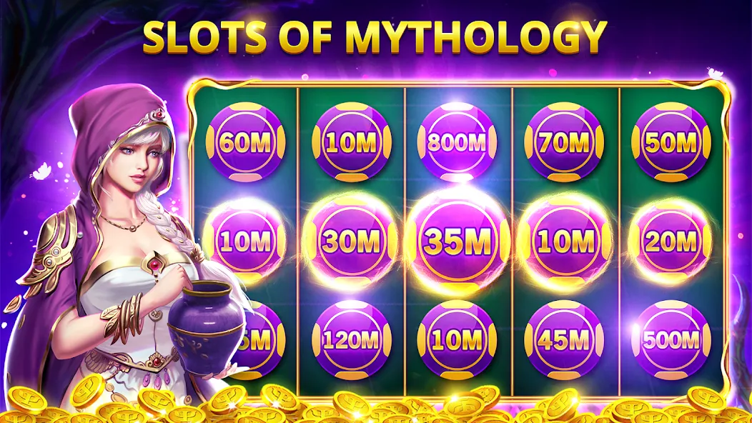 Slots Myth - Slot Machines  [МОД Меню] Screenshot 2