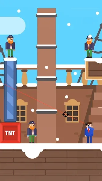 Mr Bullet - Spy Puzzles  [МОД Бесконечные монеты] Screenshot 4