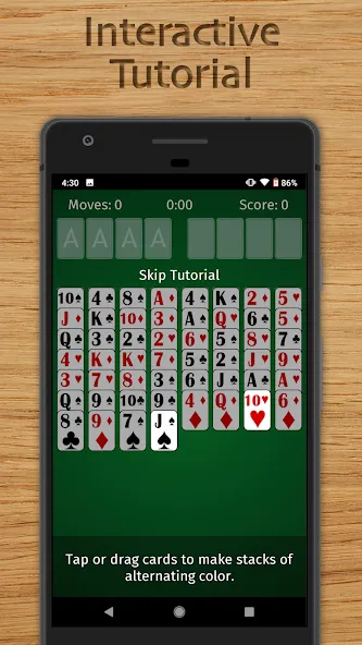 FreeCell Solitaire Classic (Фрисел Солитер Классик)  [МОД Много денег] Screenshot 5