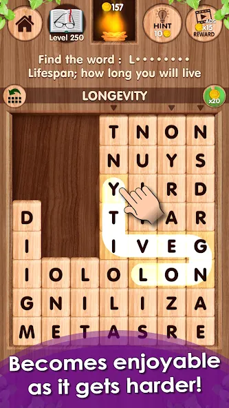 Falling Word Games - Addictive (Фоллинг Уорд Геймс)  [МОД Menu] Screenshot 5