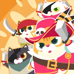 Скачать взломанную Battle Cat Hero (Баттл Кэт Герой)  [МОД Mega Pack] - полная версия apk на Андроид