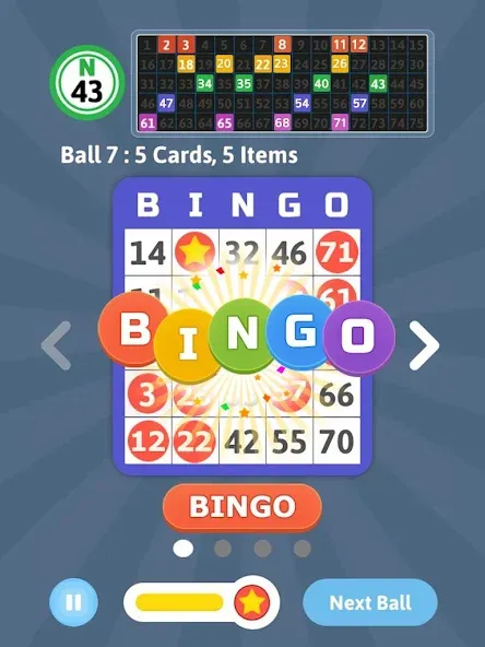 Bingo Mania - Light Bingo Game (Бинго Мания)  [МОД Много монет] Screenshot 5